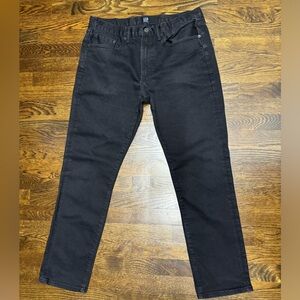 GAP Men’s Slim Jeans in Black, Size: 33x30